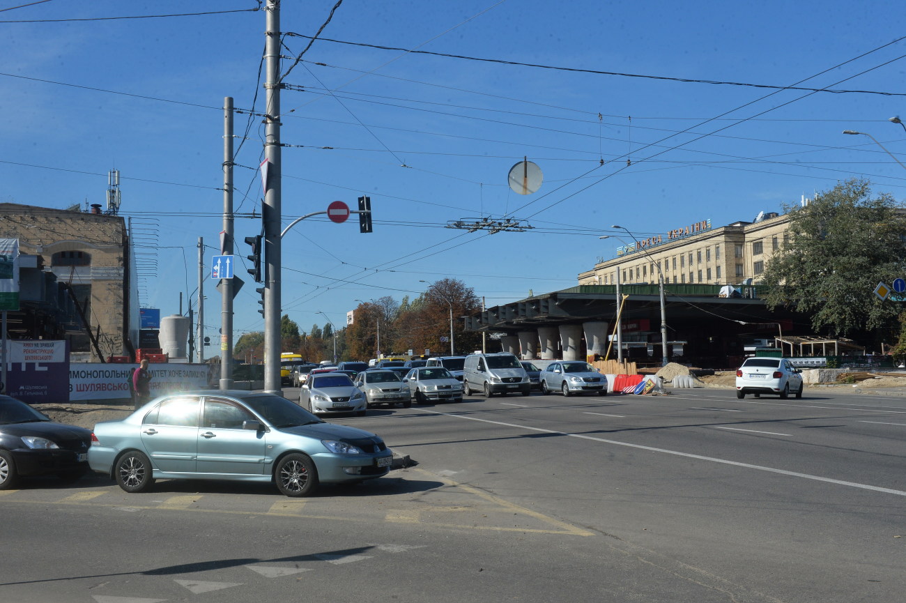 Ремонт Шулявского моста в Киеве: На месте не было замечено ни одного рабочего