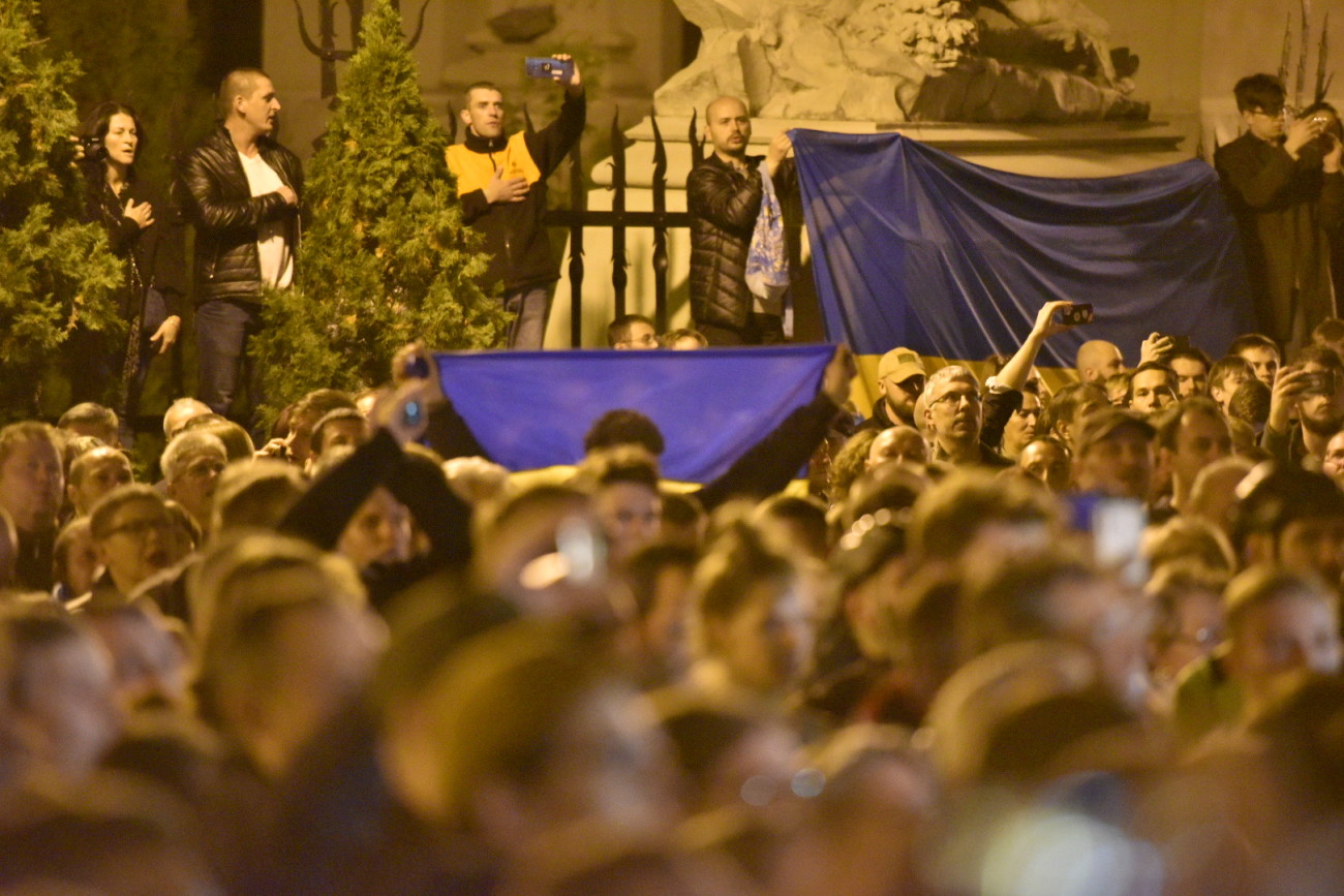 В Киеве протестовали против «формулы Штайнмайера»