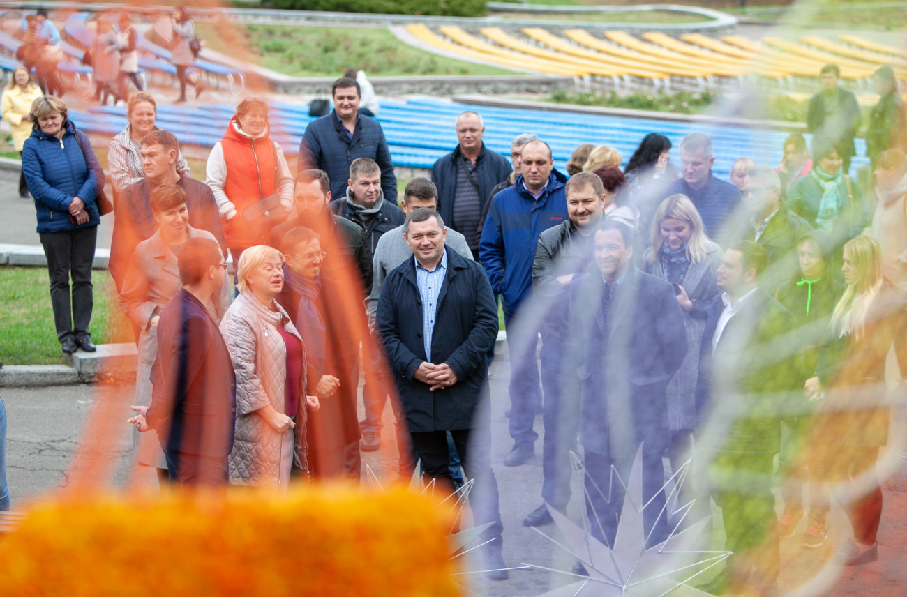Ежегодная  выставка хризантем в Киеве посвящена созвездиям
