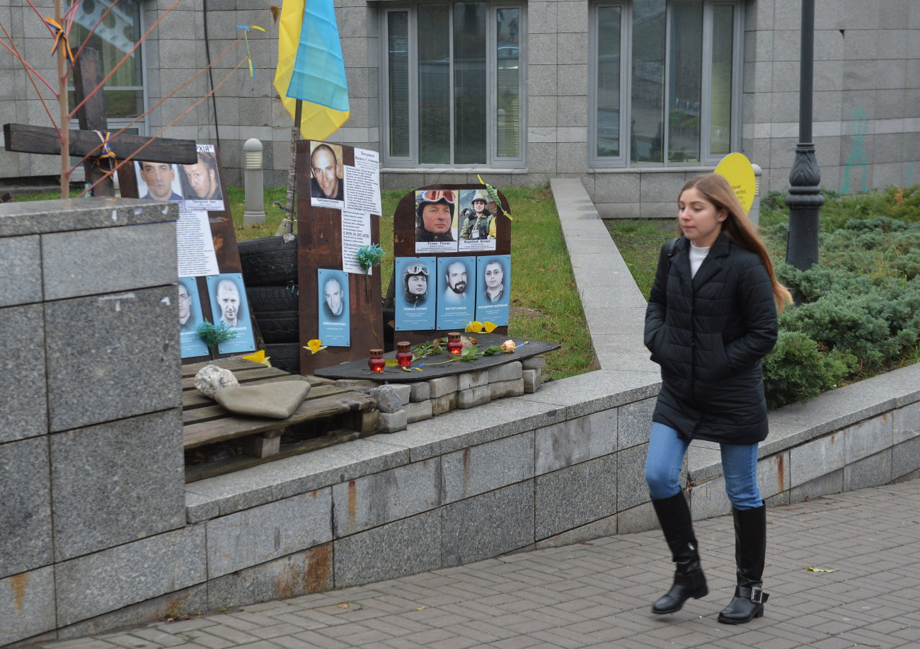 В Киеве привели в порядок мемориал Героев Небесной Сотни