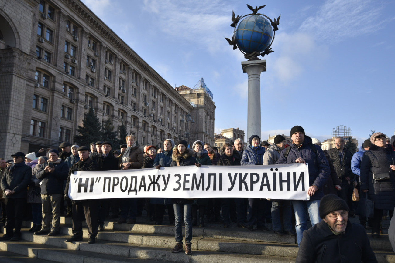 Вече против капитуляции Украины в Киеве прошло спокойно