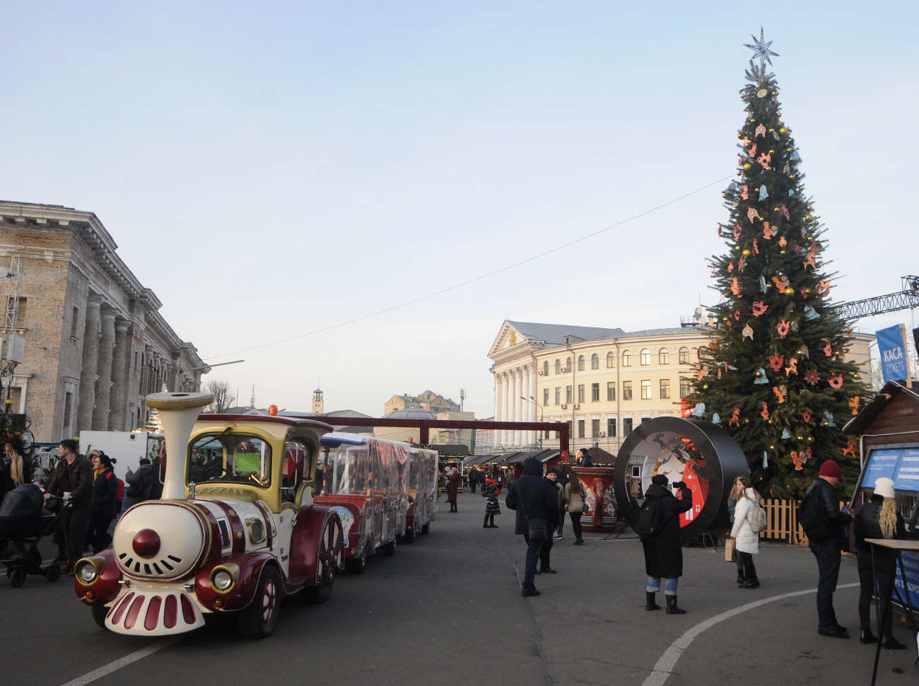 Новогодний Подол  в этностиле