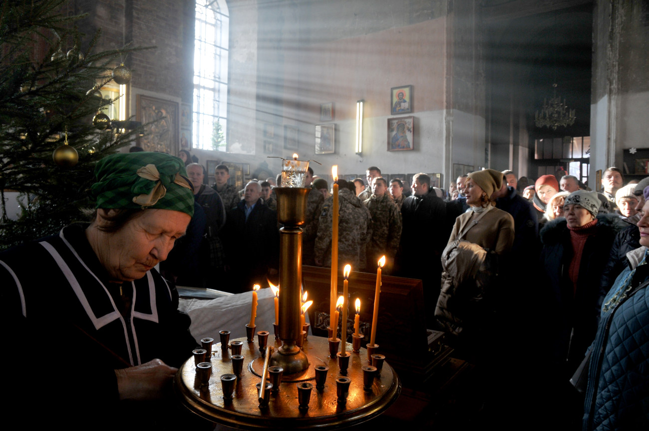 Рождественское богослужение в Храме Иоанна-Богослова в Харькове