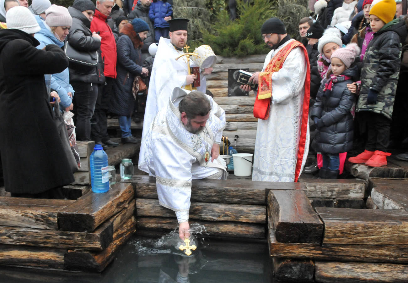 Праздник Крещения на Харьковщине