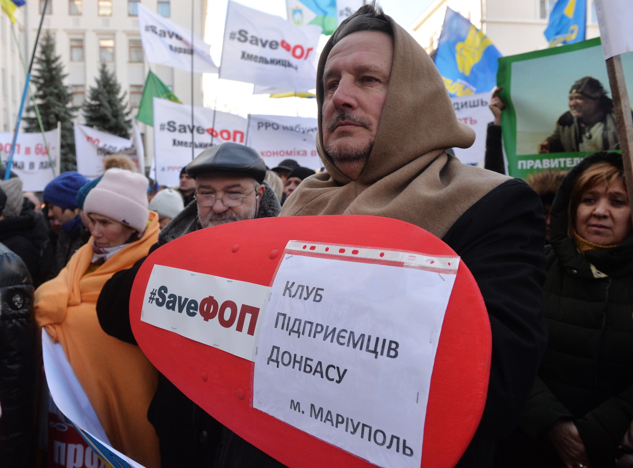 В Киеве Зеленского пикетировали ФОПовцы