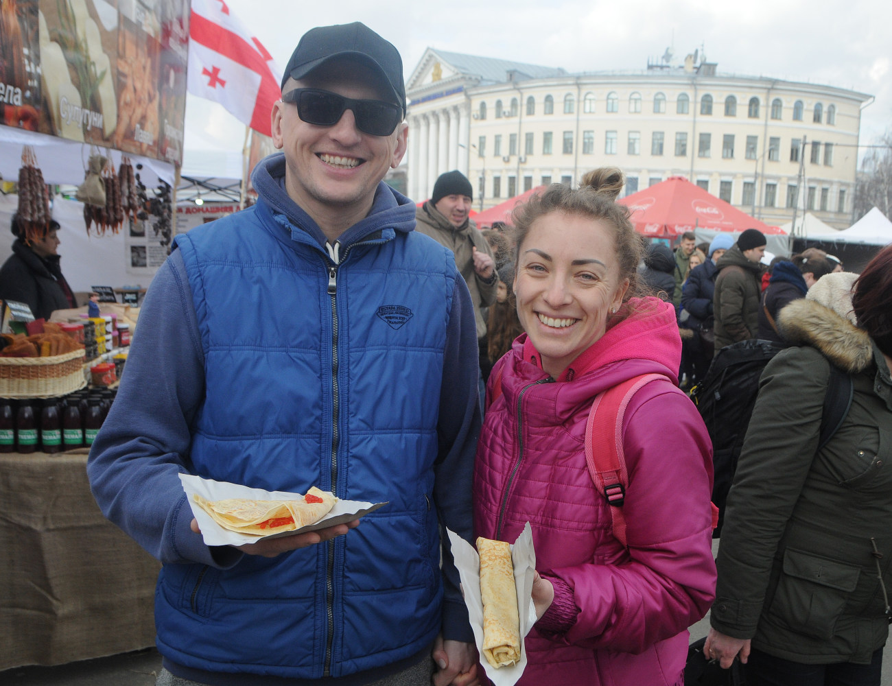 Киевляне отпраздновали Масленицу