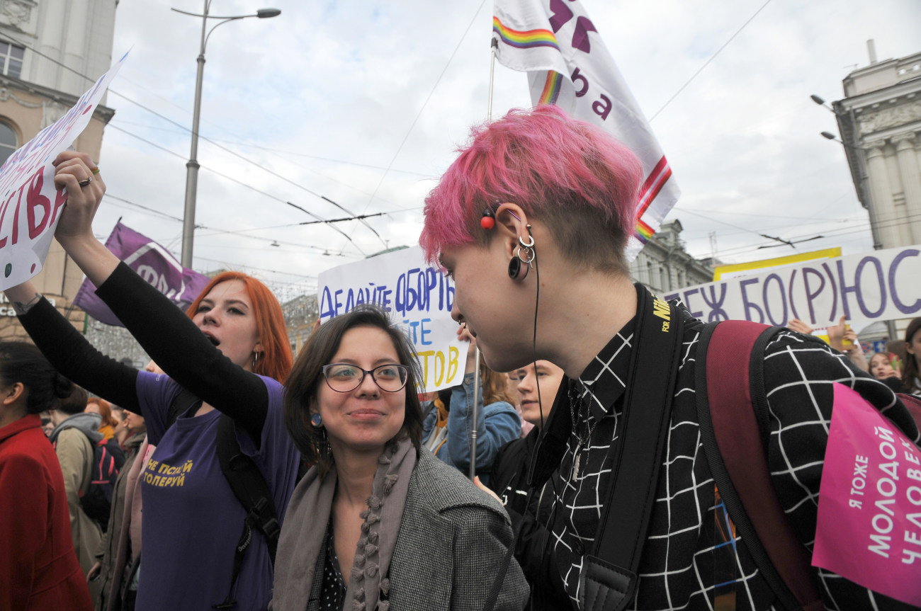 В Харькове прошел Марш женской солидарности