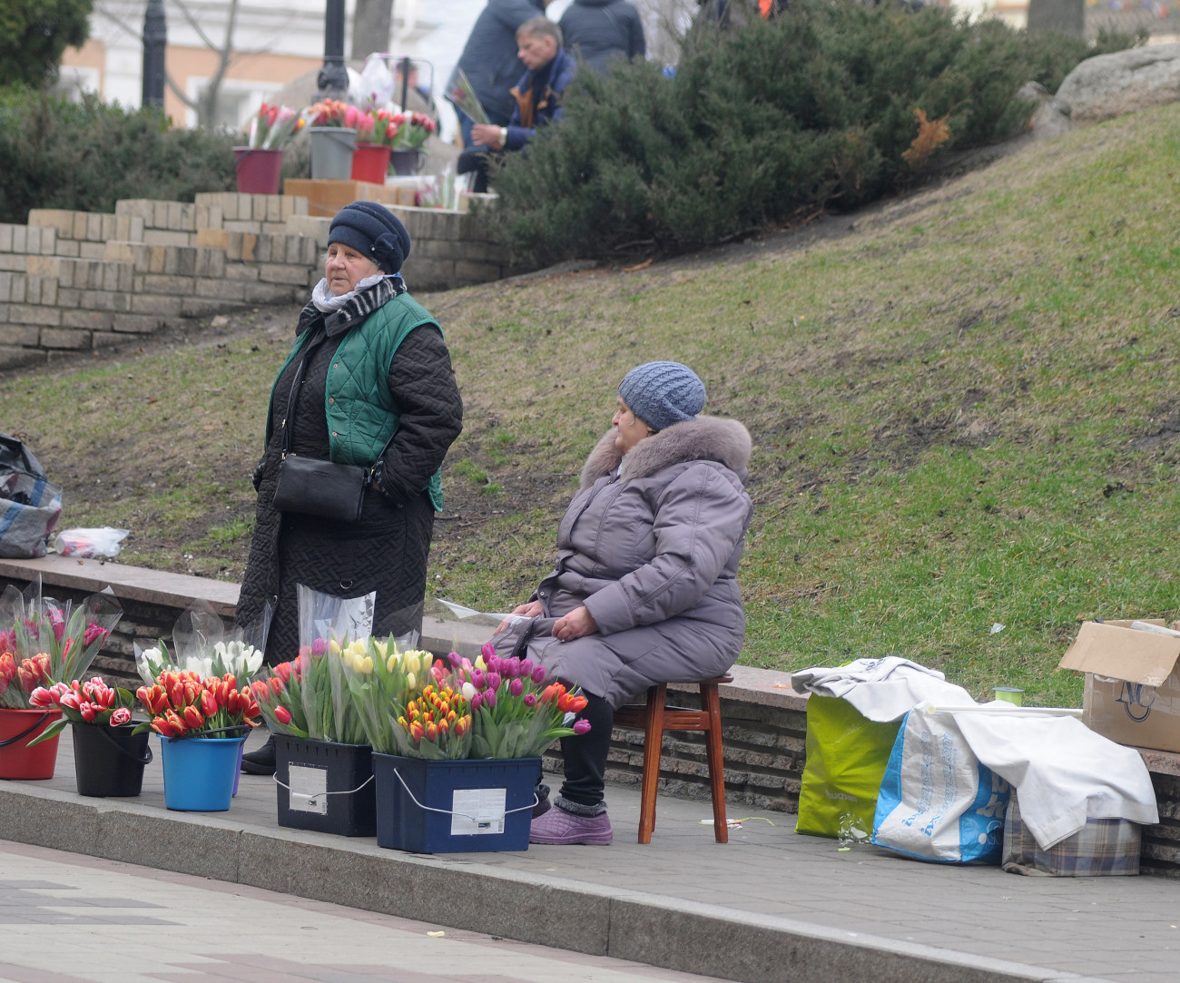 Украинские женщины празднуют 8 Марта