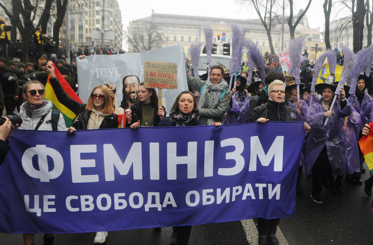 Марш женской солидарности в Киеве
