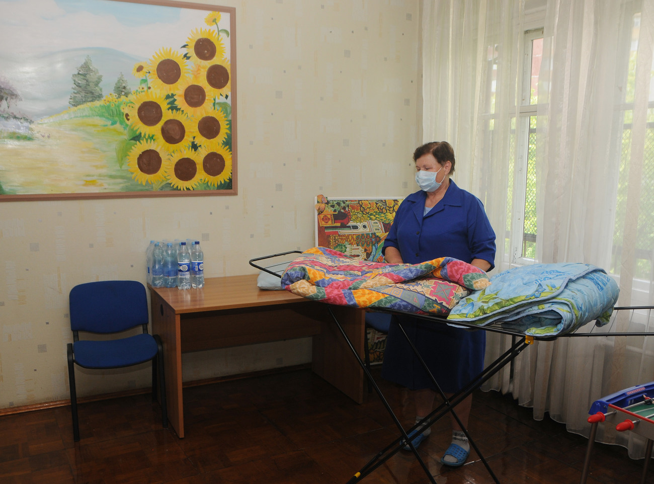Пострадавших от взрыва в киевской многоэтажке поселили в дом-интернат