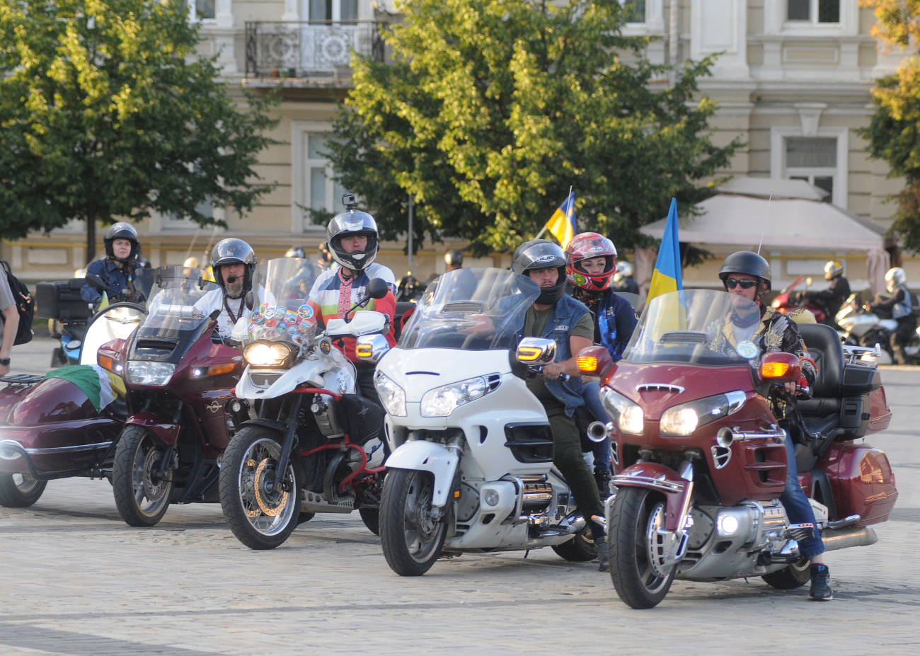 Мотопробег Единства в Киеве