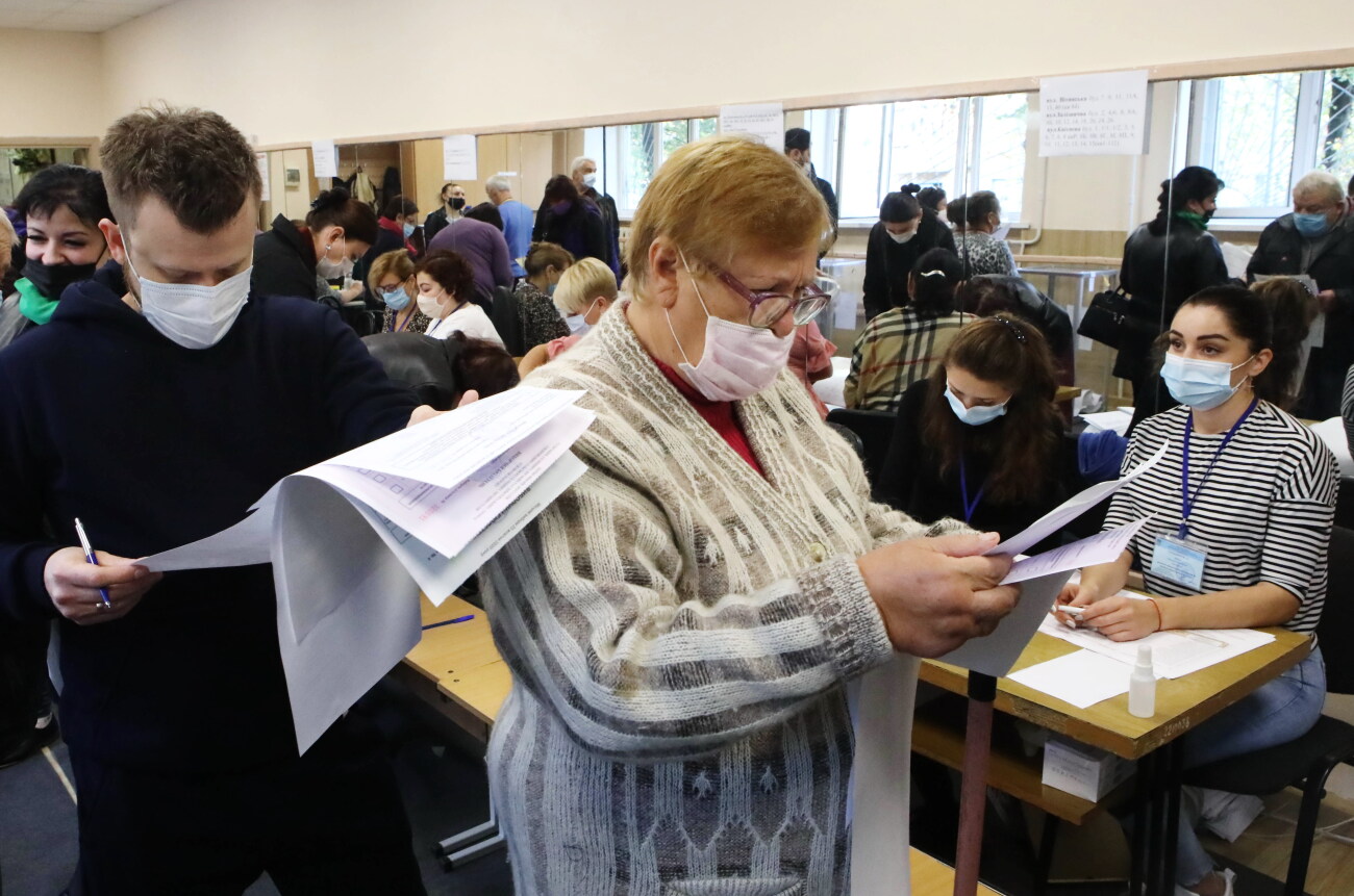 В Украине выбирают местную власть