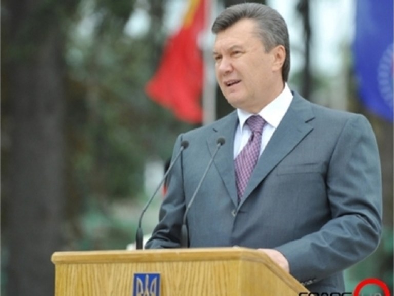 В День Победы Янукович вспомнил о присоединении Украины к ЕС