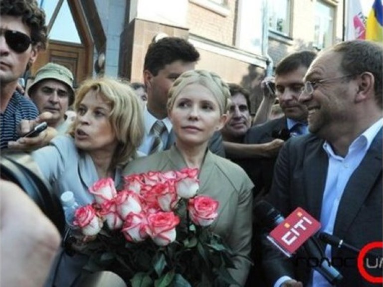 Тимошенко прибыла в ГПУ вовремя