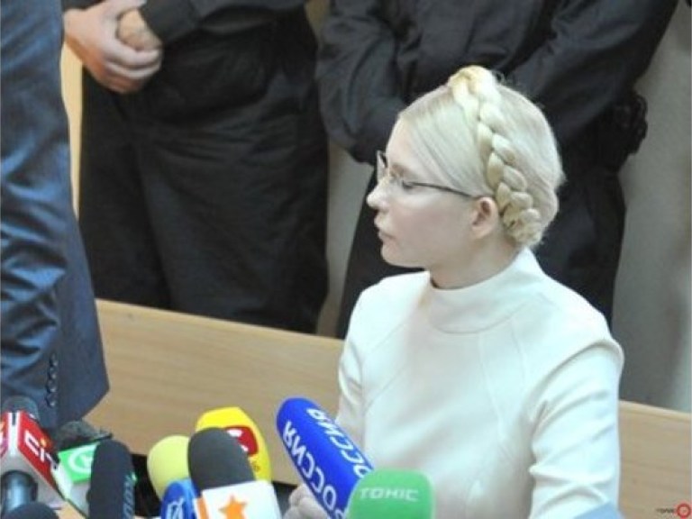 Суд разрешил снимать и показывать оглашение приговора Тимошенко