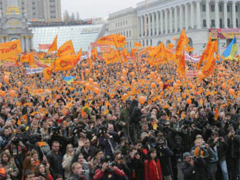 Митинг на Майдане Независимости обозвали встречей с нардепом Парубием
