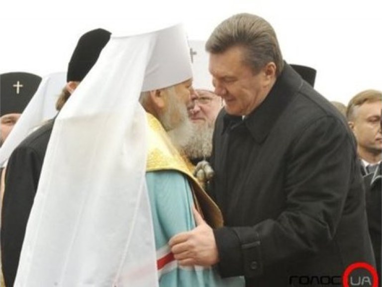 Янукович вспоминает встречи с Митрополитом Владимиром «с особой теплотой»