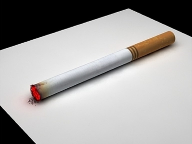 Президент запретил рекламу сигарет