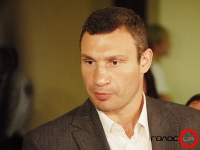 Кличко заявил, что не пойдет на выборы вместе с оппозицией