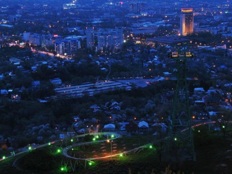 Алма-Ате устроили темную