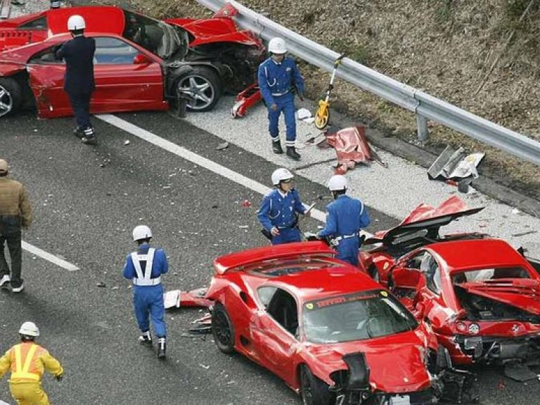 Самые дорогие автомобильные аварии