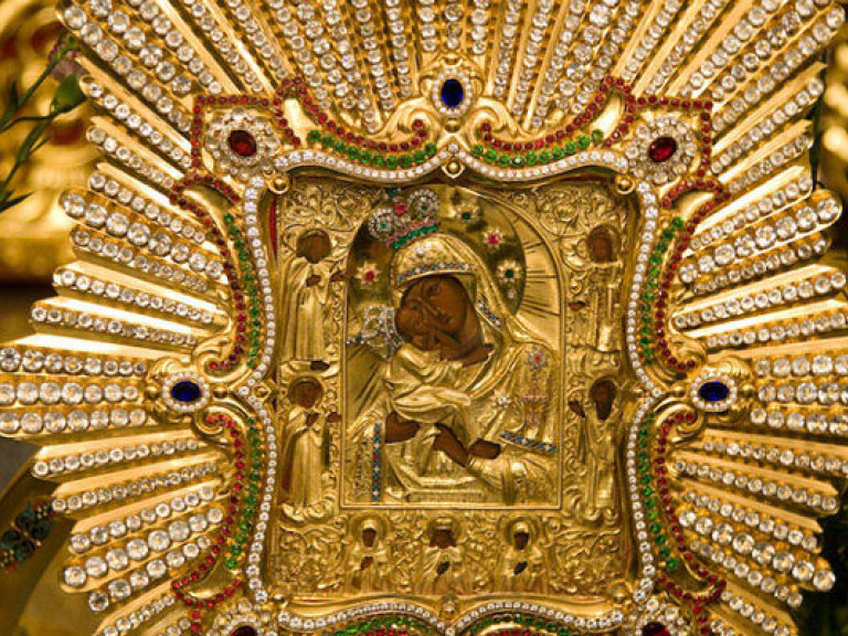 Почаевская икона Божьей матери поможет в восстановлении Десятинного храма &#8212; протоиерей