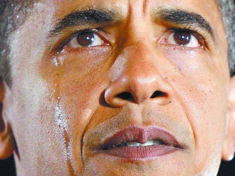 Рассказывая о погибших детях в Коннектикуте, Обама плакал перед камерами