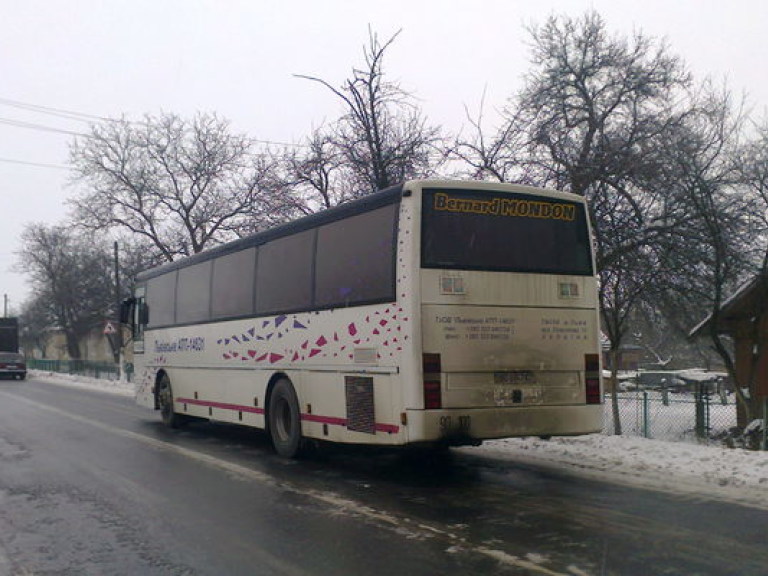 Перекрыта трасса Дрогобыч-Львов (ФОТО)