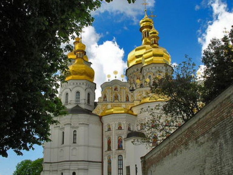 В столице горела Киево-Печерская Лавра