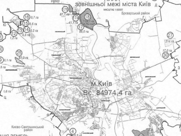 Комиссия Киевсовета одобрила проект решения об увеличении территории столицы