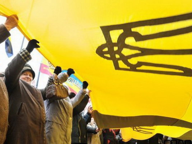 День Соборности отмечали 5 тысяч украинцев, обошлось без нарушений