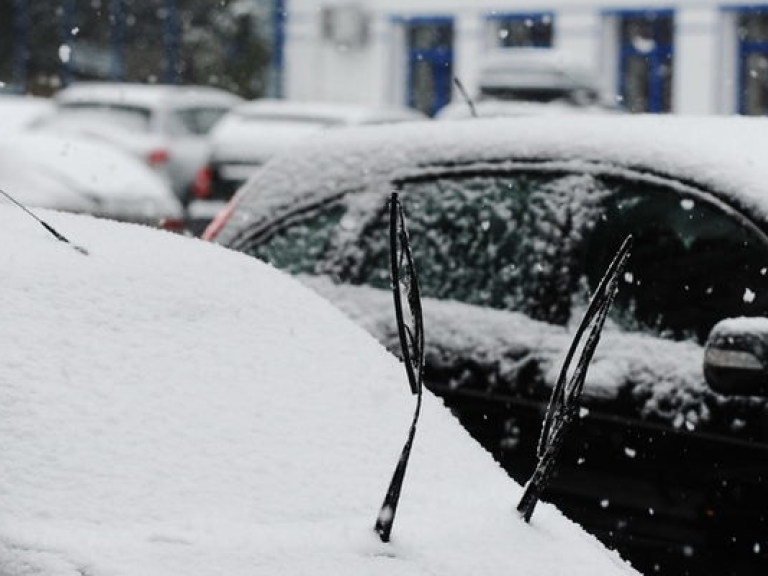 Донецк парализован из-за снегопада
