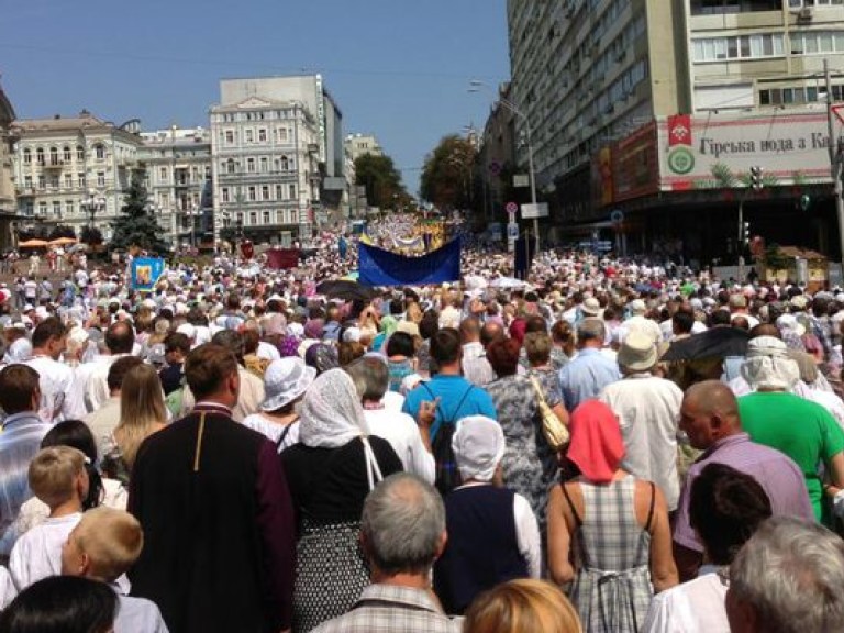 Крестный ход в Киеве прошел без инцидентов (ФОТО)