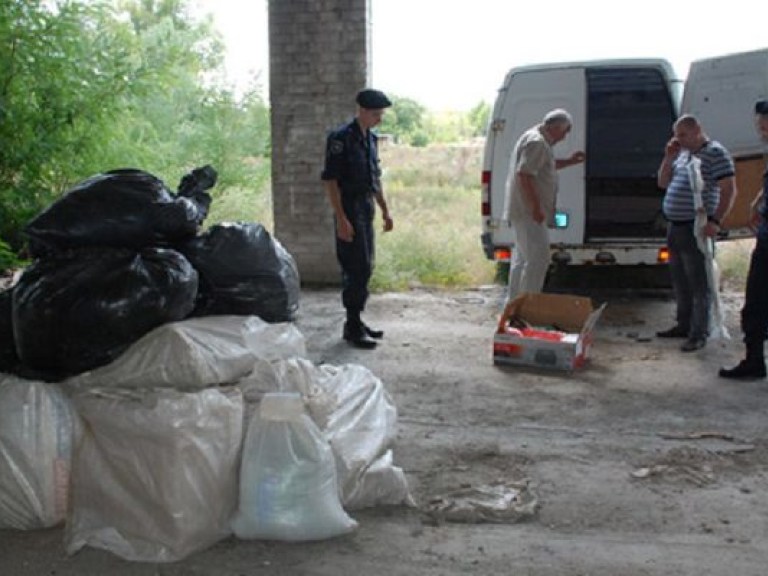 В Днепропетровске милиционеры уничтожили более 300 килограммов наркотиков