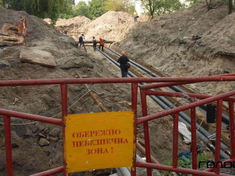С начала года «Киевэнерго» насчитало на 10% аварий теплосетей больше, чем в 2013-ом