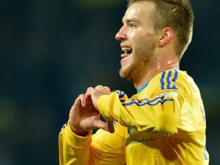 Ярмоленко вошел в тройку лучших бомбардиров сборной Украины