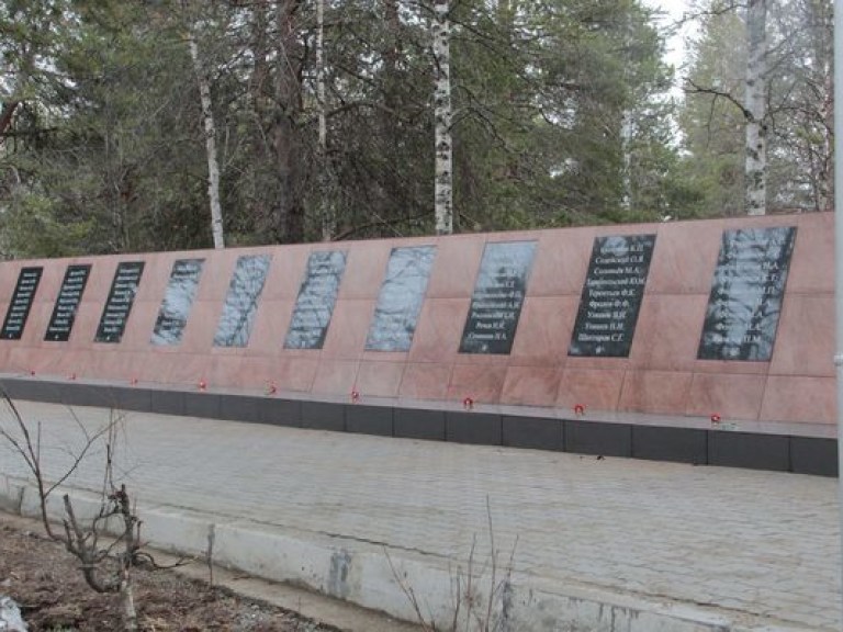 В поселке Николаевской области мемориальными плитами выложили дорогу (ВИДЕО)