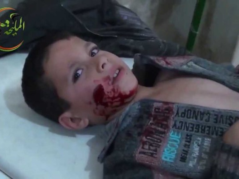 За время военного конфликта в Сирии погибло более 11 000 детей (ВИДЕО)