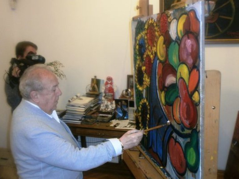 Зураб Церетели показал свою мастерскую и фонды собственного музея (ФОТО)