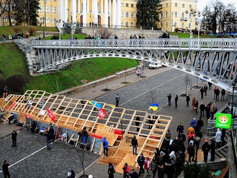 На Майдане Независимости увеличилась площадь палаточного городка