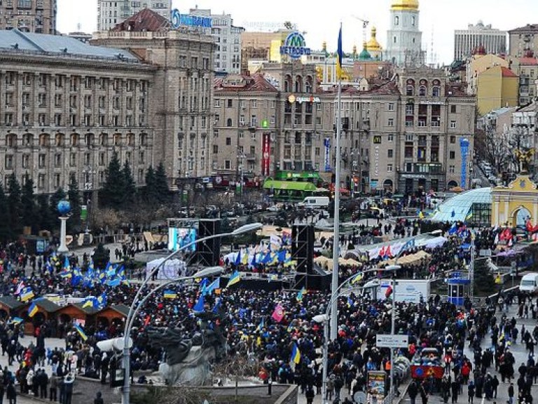 На Евромайдане задержали двоих провокаторов с пистолетами