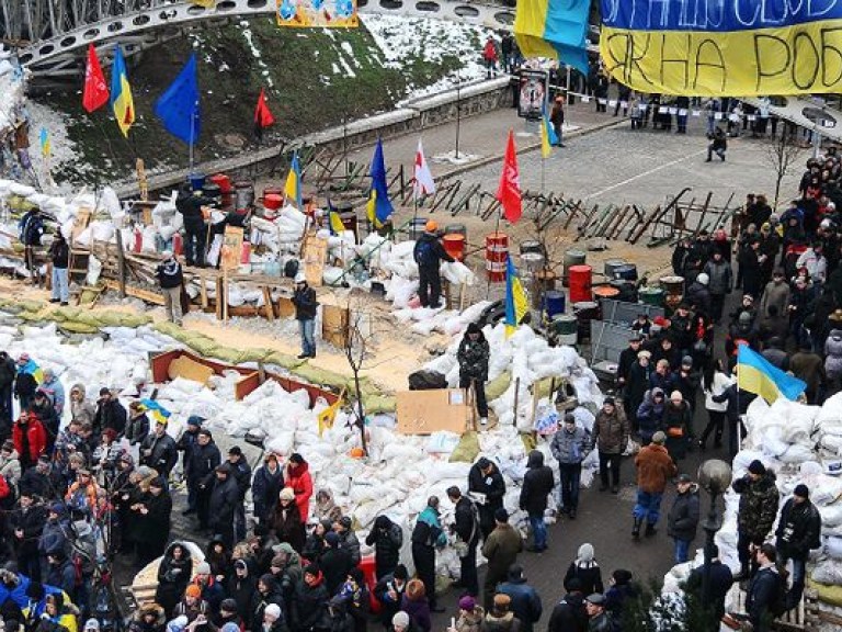 В палаточном городке начали ставить новогодние елки