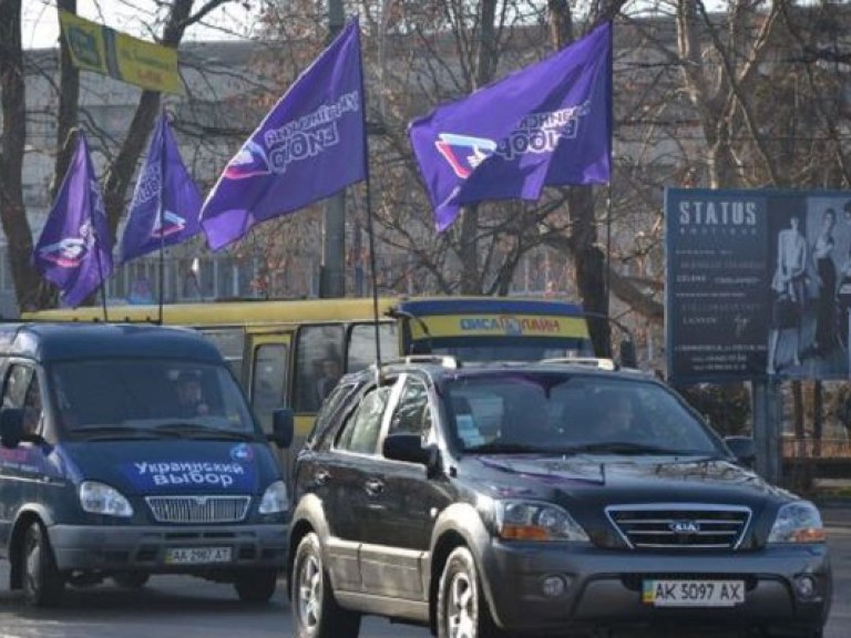 «Украинский выбор» в Крыму отметил годовщину Переяславской рады автопробегом