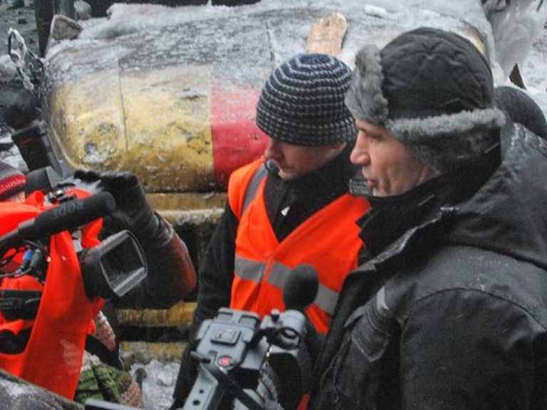 Кличко отказался называть единого лидера, но пообещал драться вместе с протестующими
