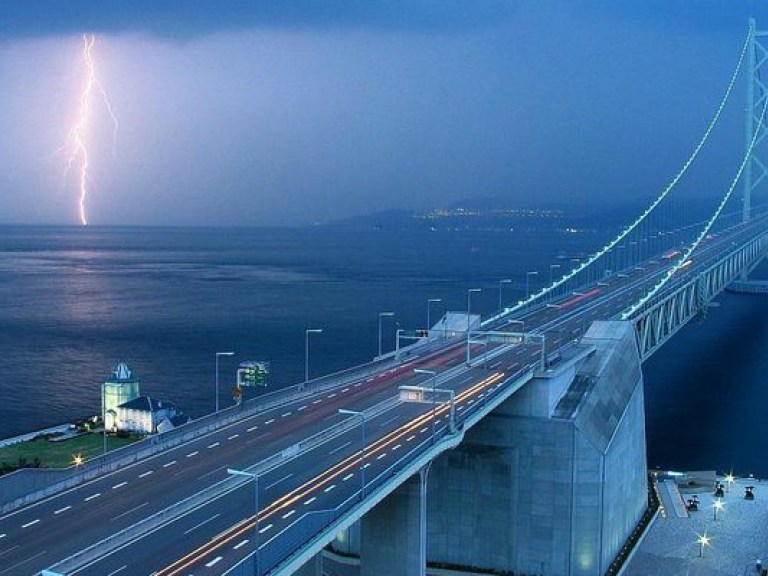 Россия и Украина строят мост из Крыма в Краснодарский край (ВИДЕО)