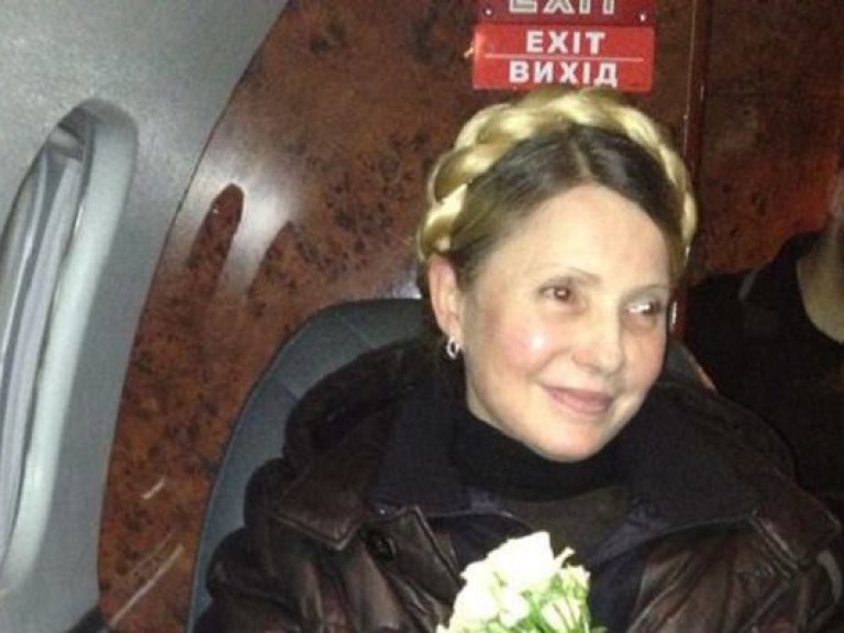 Юлия Тимошенко покинула больницу