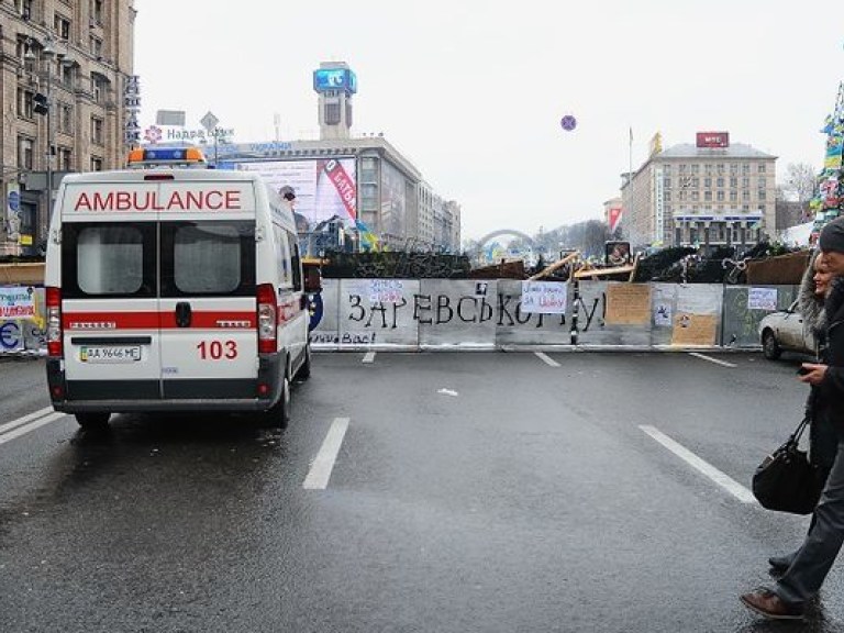 В ходе столкновений в Киеве госпитализированы 423 человека &#8212; Минздрав