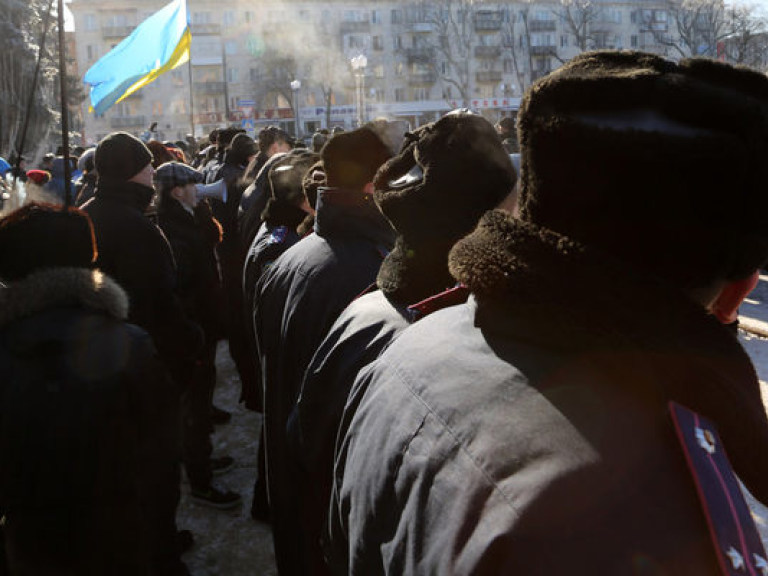 В Херсоне прошли митинги сторонников Майдана и пророссийски настроенных граждан (ФОТО)