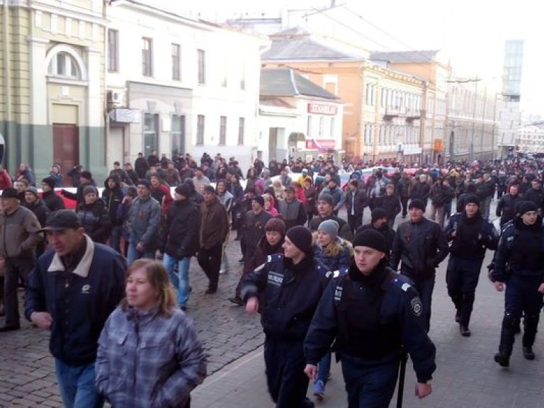 Пророссийский митинг в Харькове перерос в пикеты органов власти