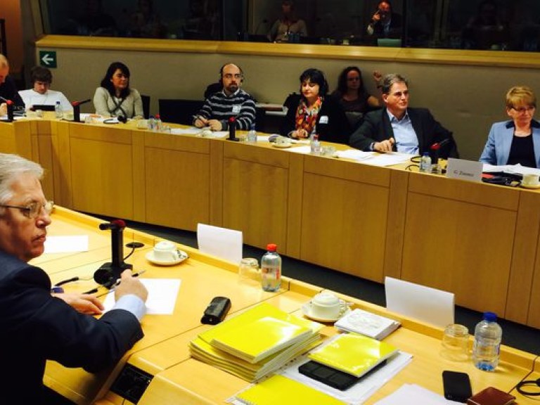 Симоненко рассказал в Европарламенте о первопричинах социально-политического кризиса в Украине